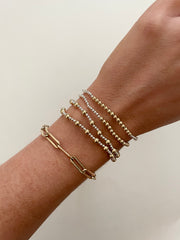 Silver and Gold Mix Bracelet
