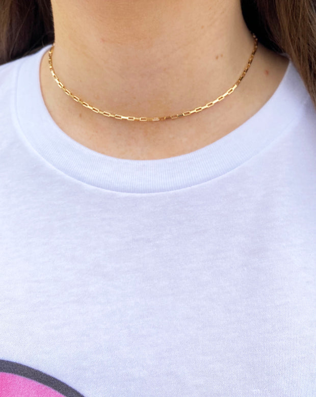 Boxy Chain Necklace – Eleven Collection - Main Image
