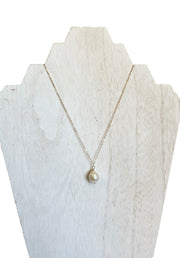 dainty freshwater pearl necklace