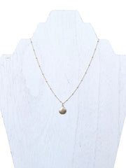 best beachy jewelry - clamshell necklace - small jewelry store