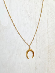 jewelry like gorjana - crescent gold filled necklace