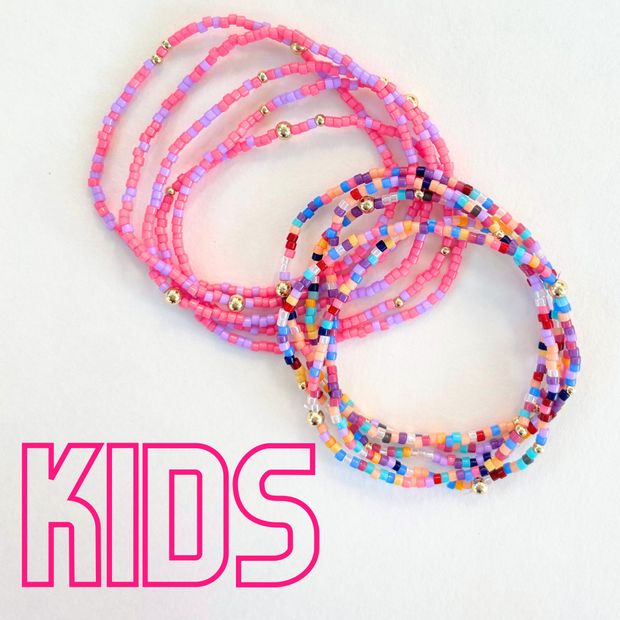 Colorful Beaded Friendship Bracelets for Kids | Friendship bracelets with  beads, Kids bead bracelet, Beaded bracelets diy